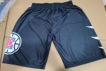 NBA Clippers 2022-23 Statement shorts noir imprimé